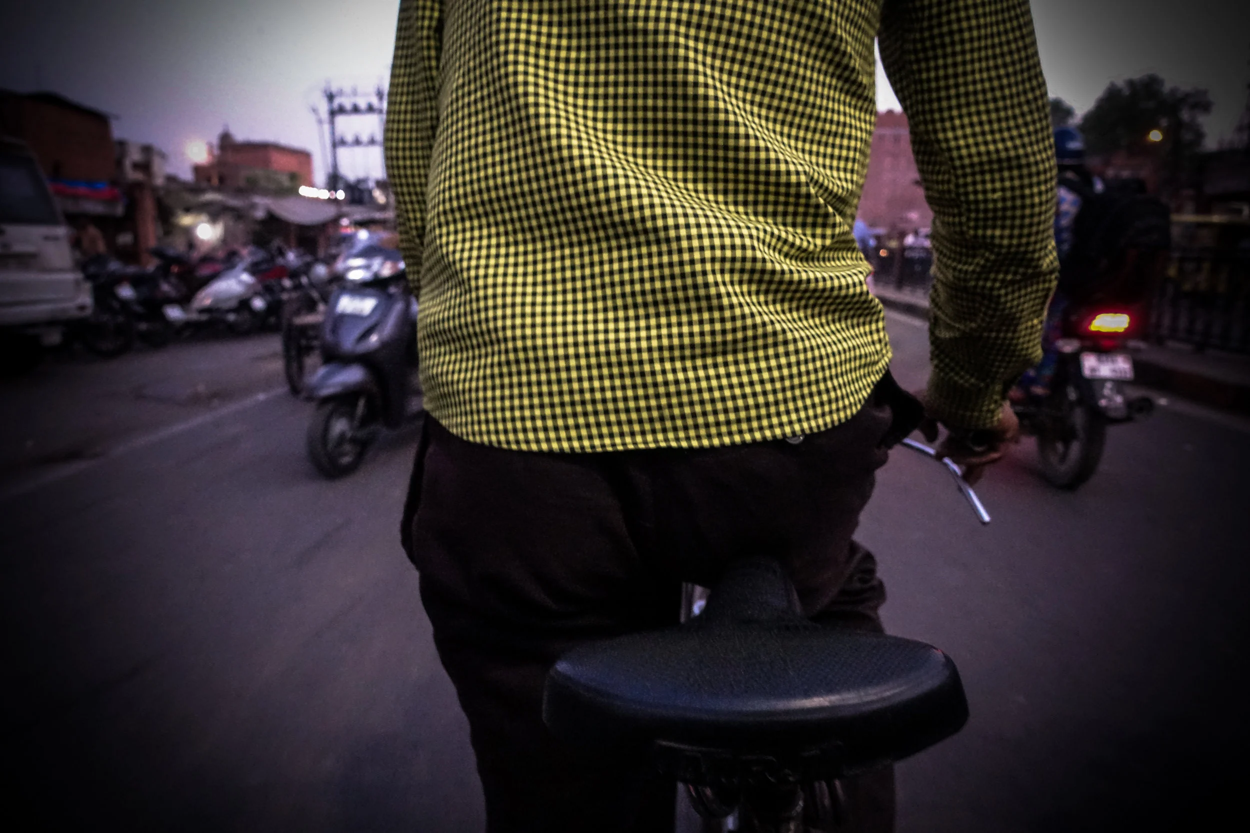 Tuktuk-driver in Jaipur, 2017.