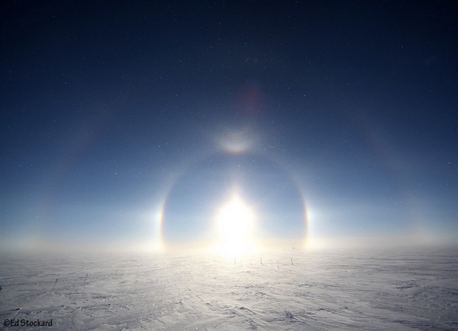 Heavenly halo lights up the Arctic