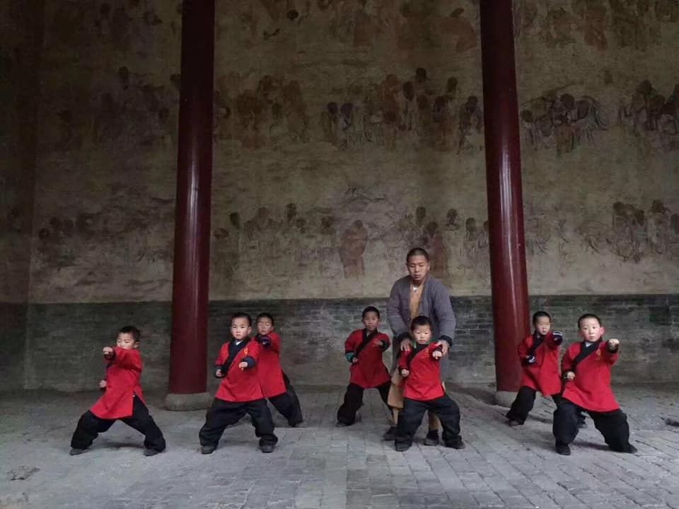 Shaolin temple kids group