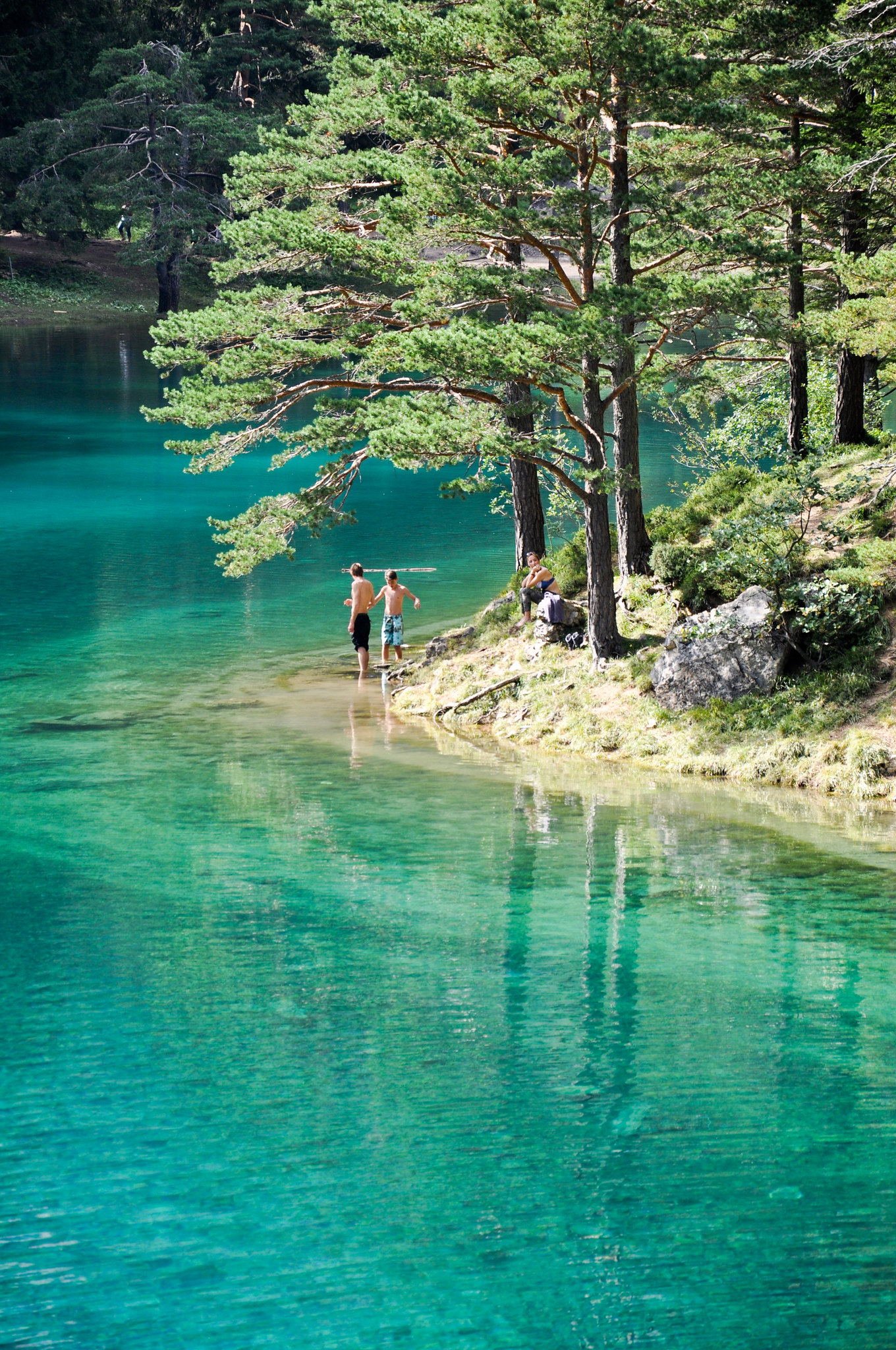 Green Lake in Upper Styria, Austria. 