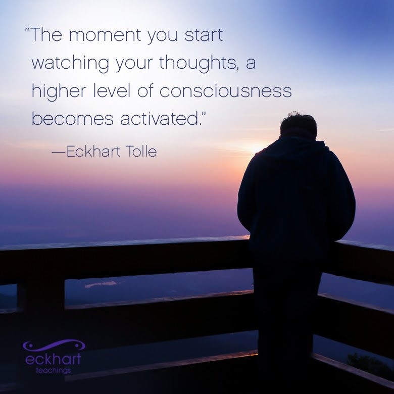 当你们开始观察自己冒出的意念，代表着你们更高的意识层次正在启动。 