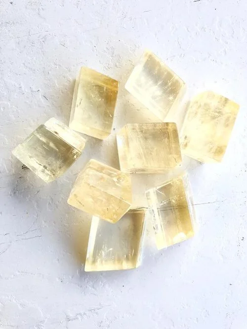 黃色光學方解石