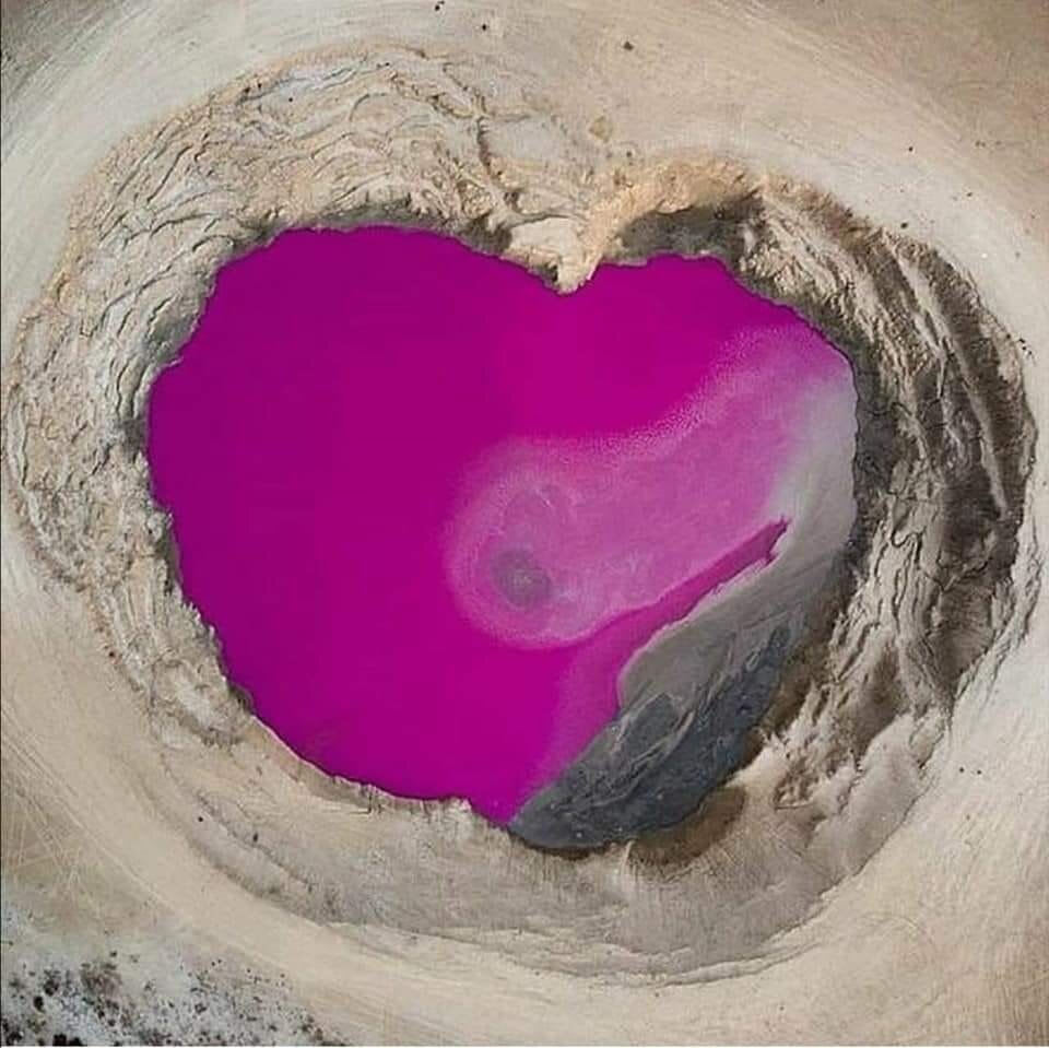 Gomishan, a natural purple pond in Golestan province, Iran.jpg