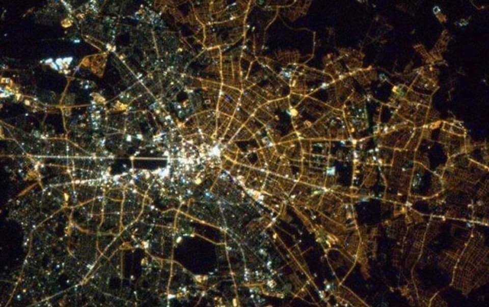 The old boundaries in Berlin between East and West Germany could be discerned by the type of light bulbs that were used.jpg