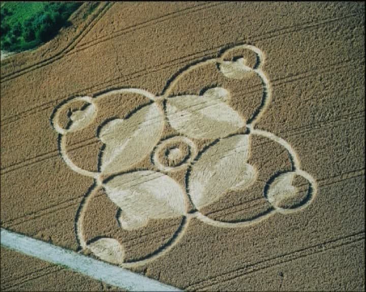Crop Circle at Chilcomb, Hampshire, UK - 1 August 1999