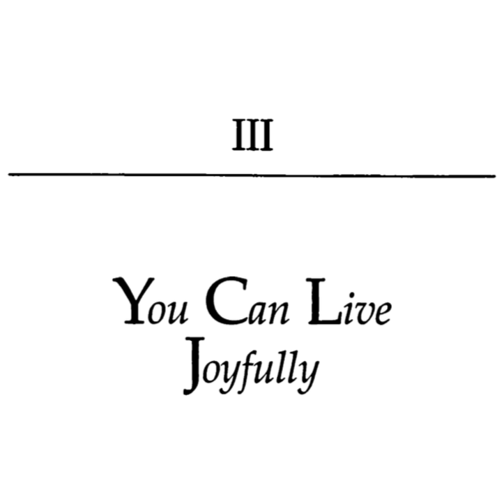LIVING WITH JOY - Chapter 3
