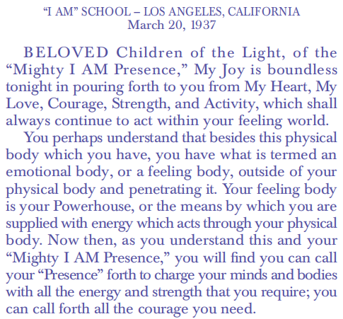 Ascended Master Discourse 7