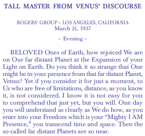 Ascended Master Discourse 10