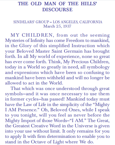 Ascended Master Discourse 13