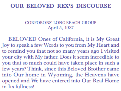 Ascended Master Discourse 17