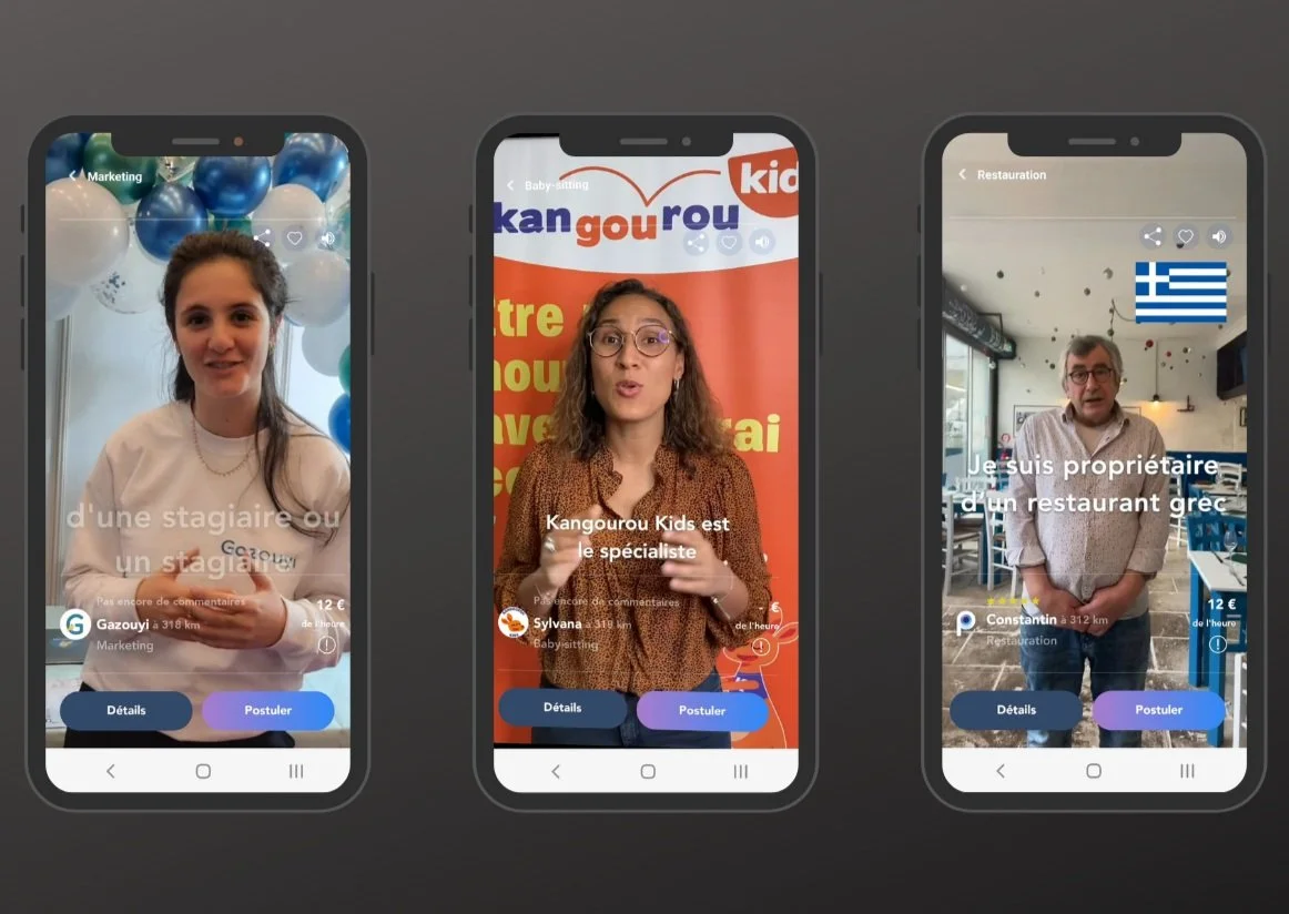 Exemples d’offres d’emploi vidéo