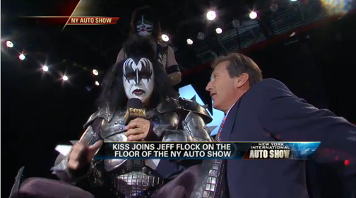 The NY Auto Show debut was covered by multiple news outlets, but Fox News went above and beyond, airing a lengthy interview with the members of KISS on its business segment.