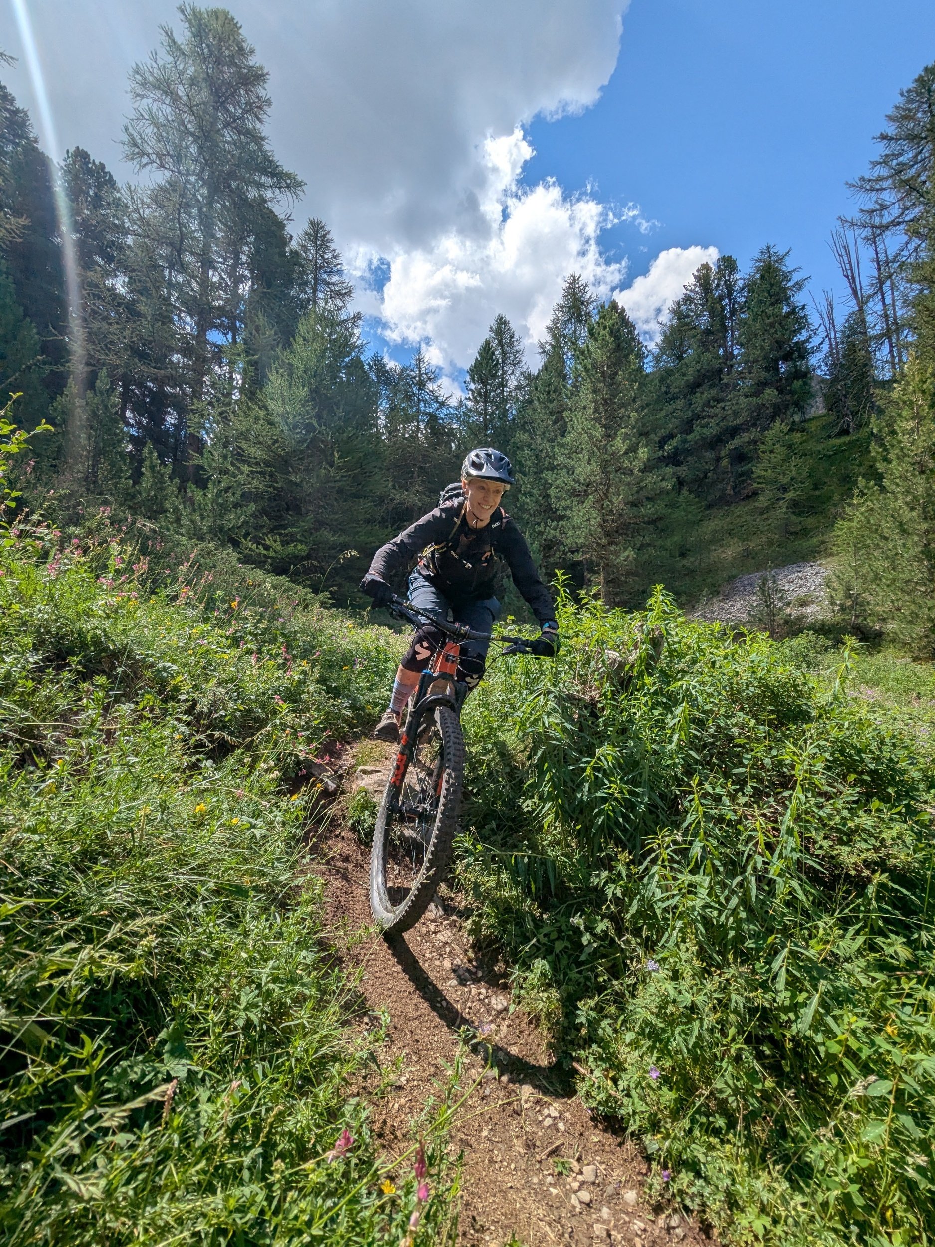 Mountain bike trail delights in the Queyras