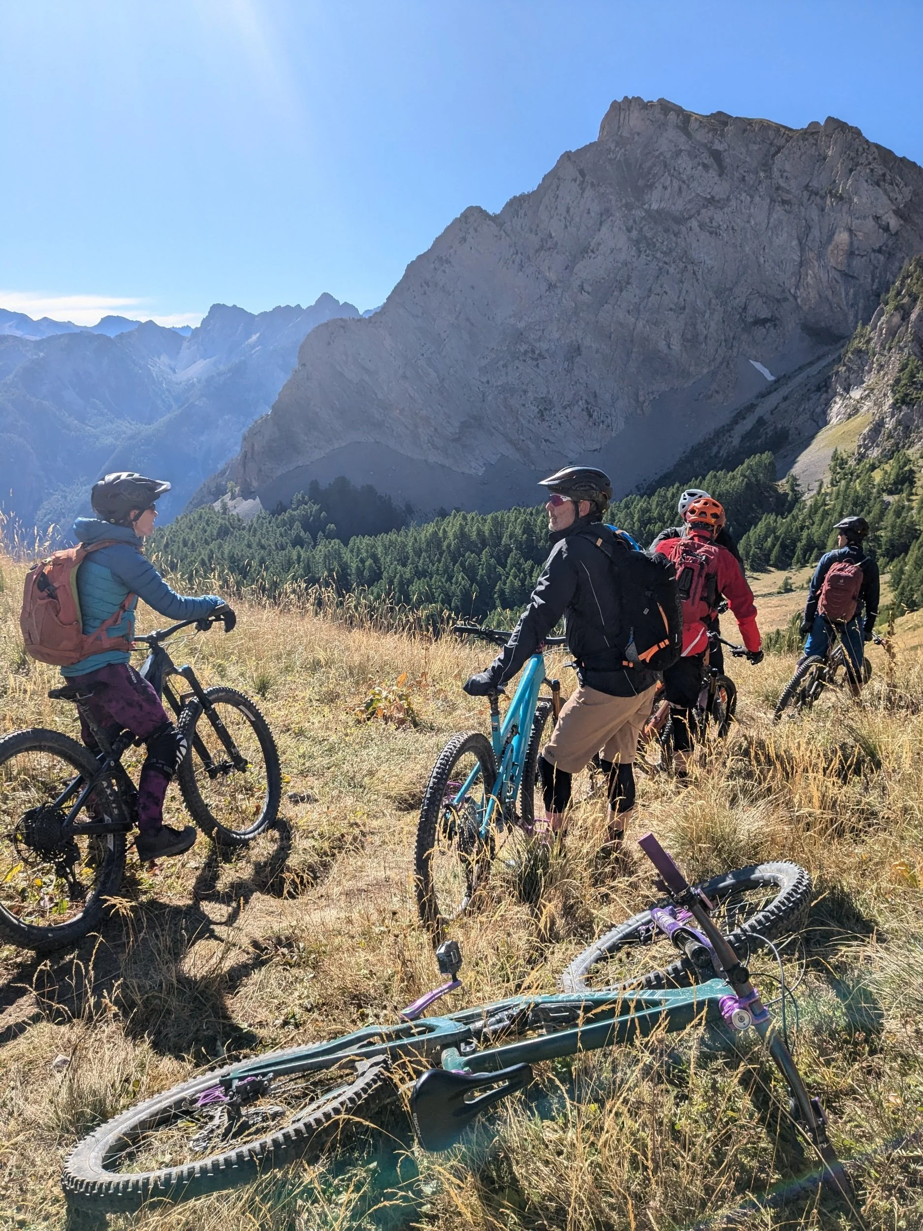 Late summer mountain biking in the Queyras