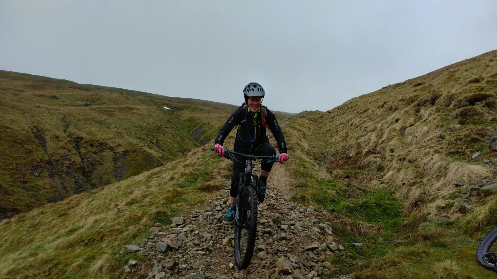Mountain biking on Helvellyn