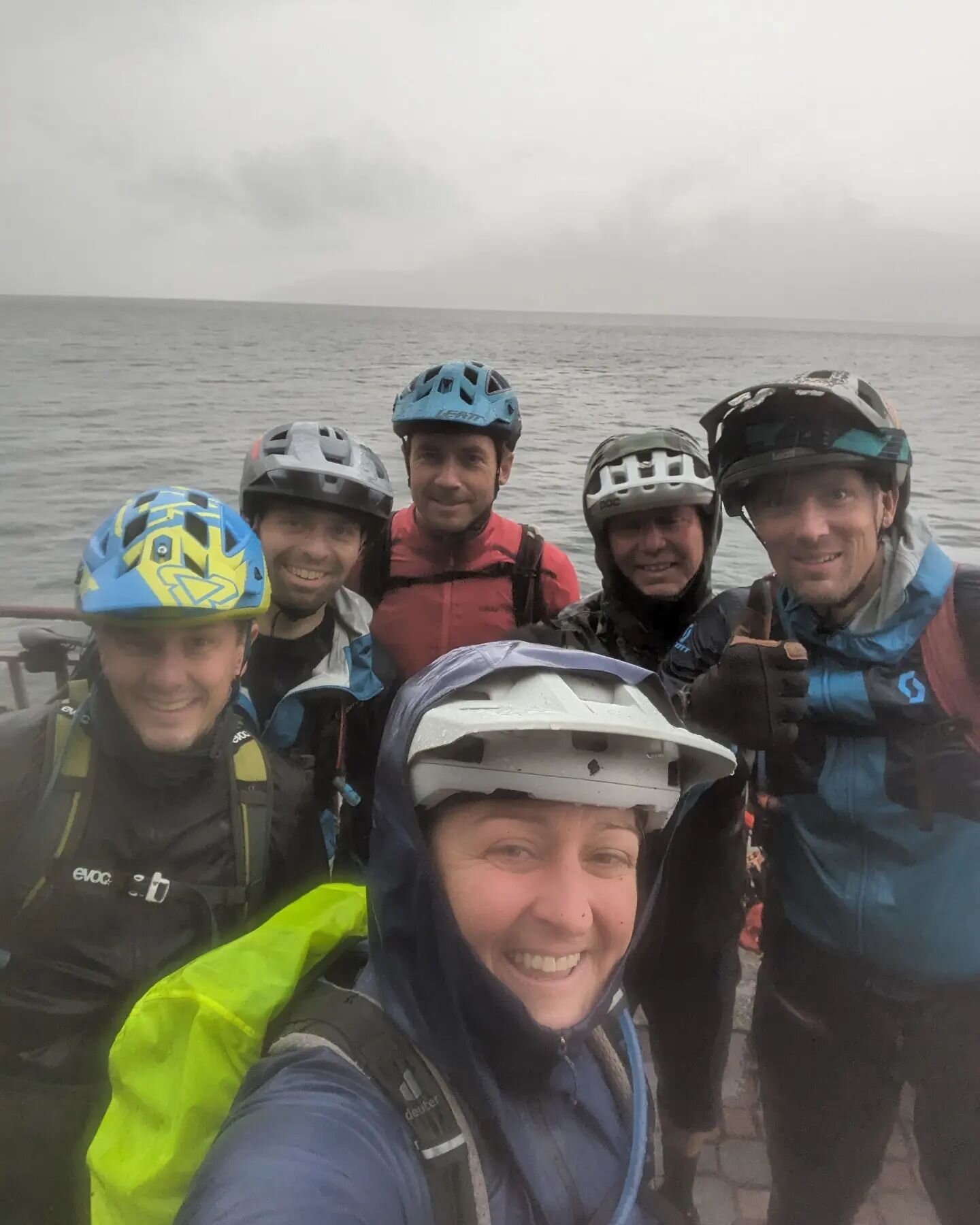 Made it to Lake Como!
The heaviest rain I have ridden in for a while, and not what we normally expect as we ride down to the lake, but spirits stayed high and much fun was had as we rode down trails that had turned to rivers! 😂
That's the end of our