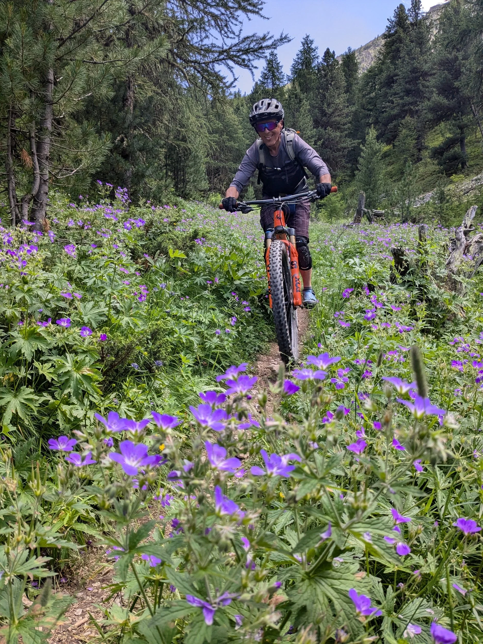 Spring mountain biking in the Queyras