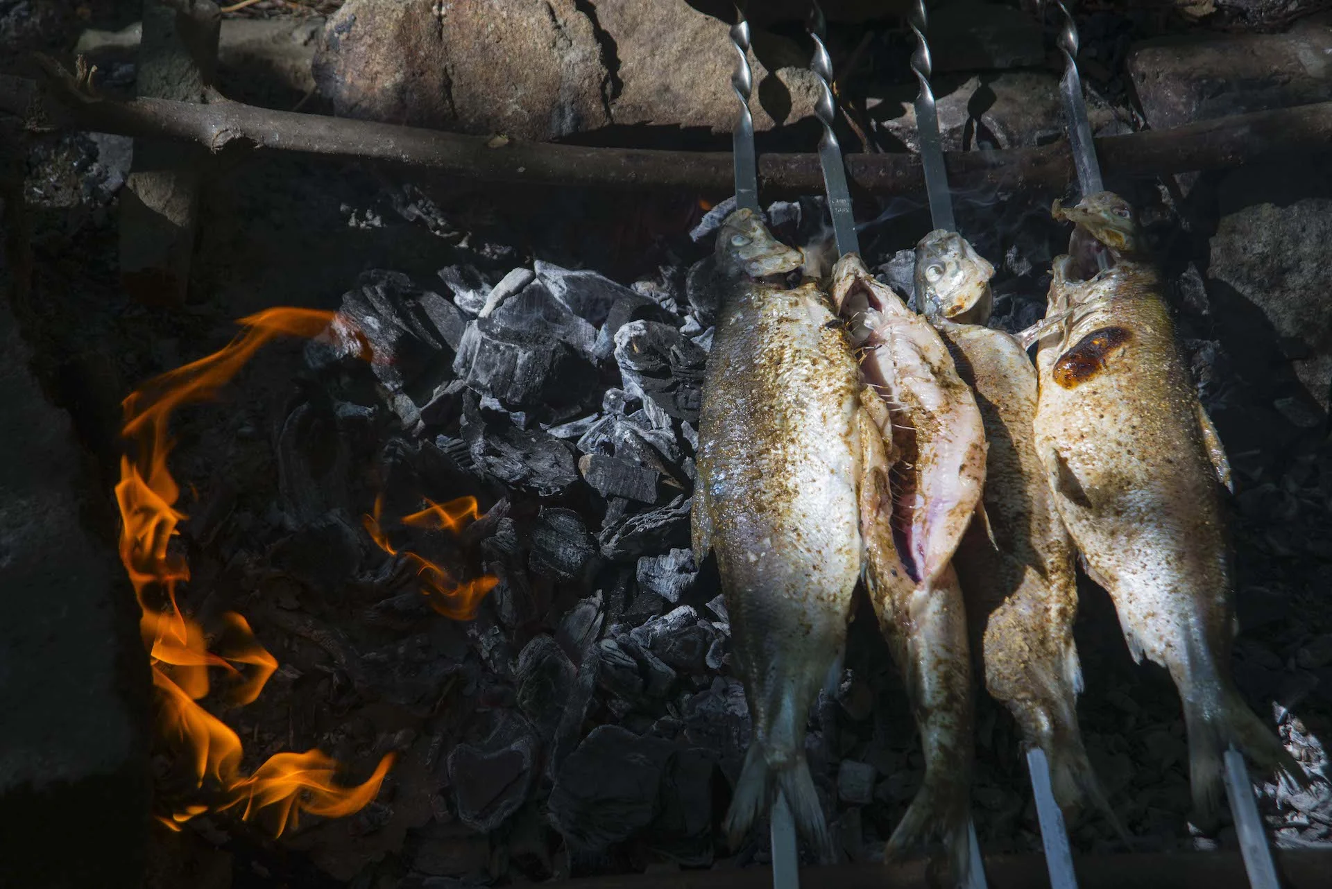Armenian trout barbeque in Armenia Caucasus.jpg