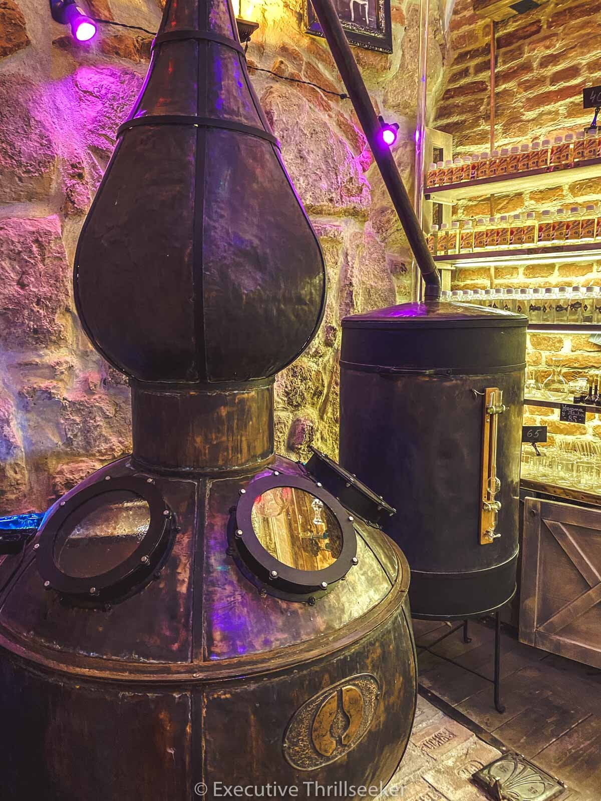 Gas Lamp restaurant in Lviv, Western Ukraine