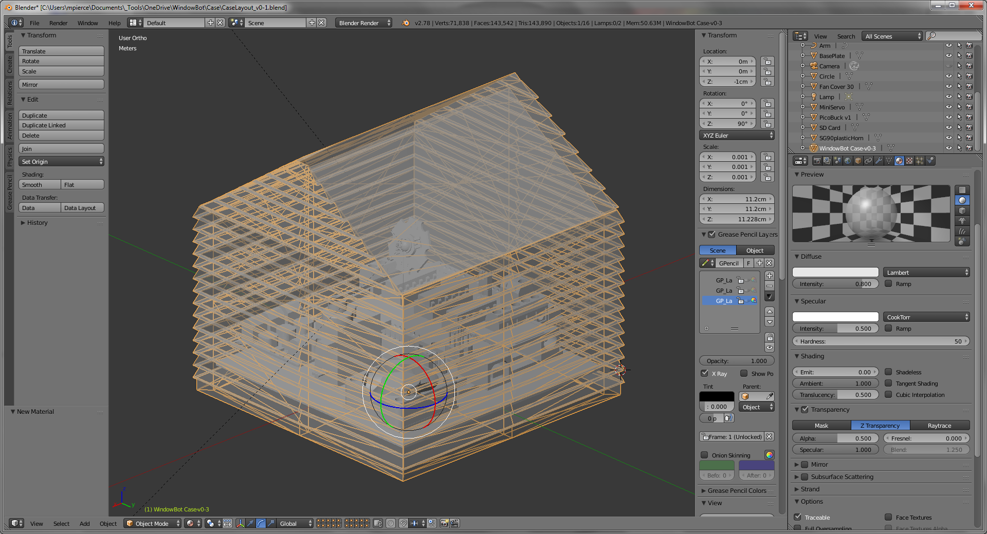 Enclosure Roughing.