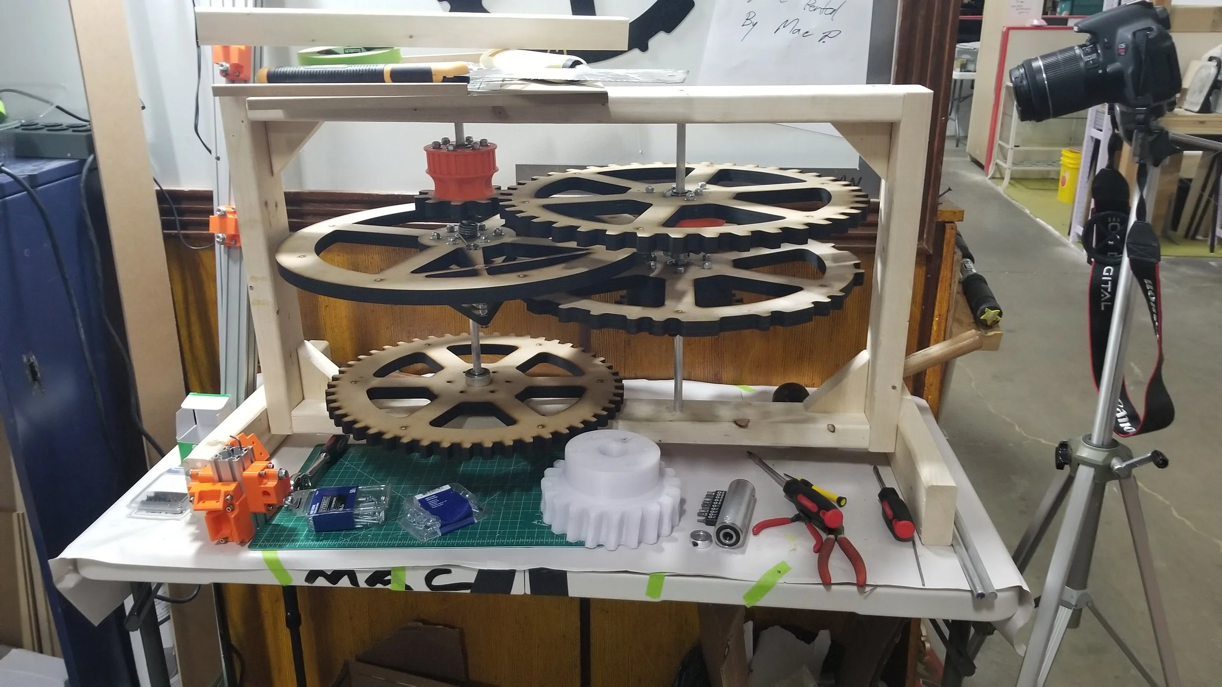 Assembling it all and testing.