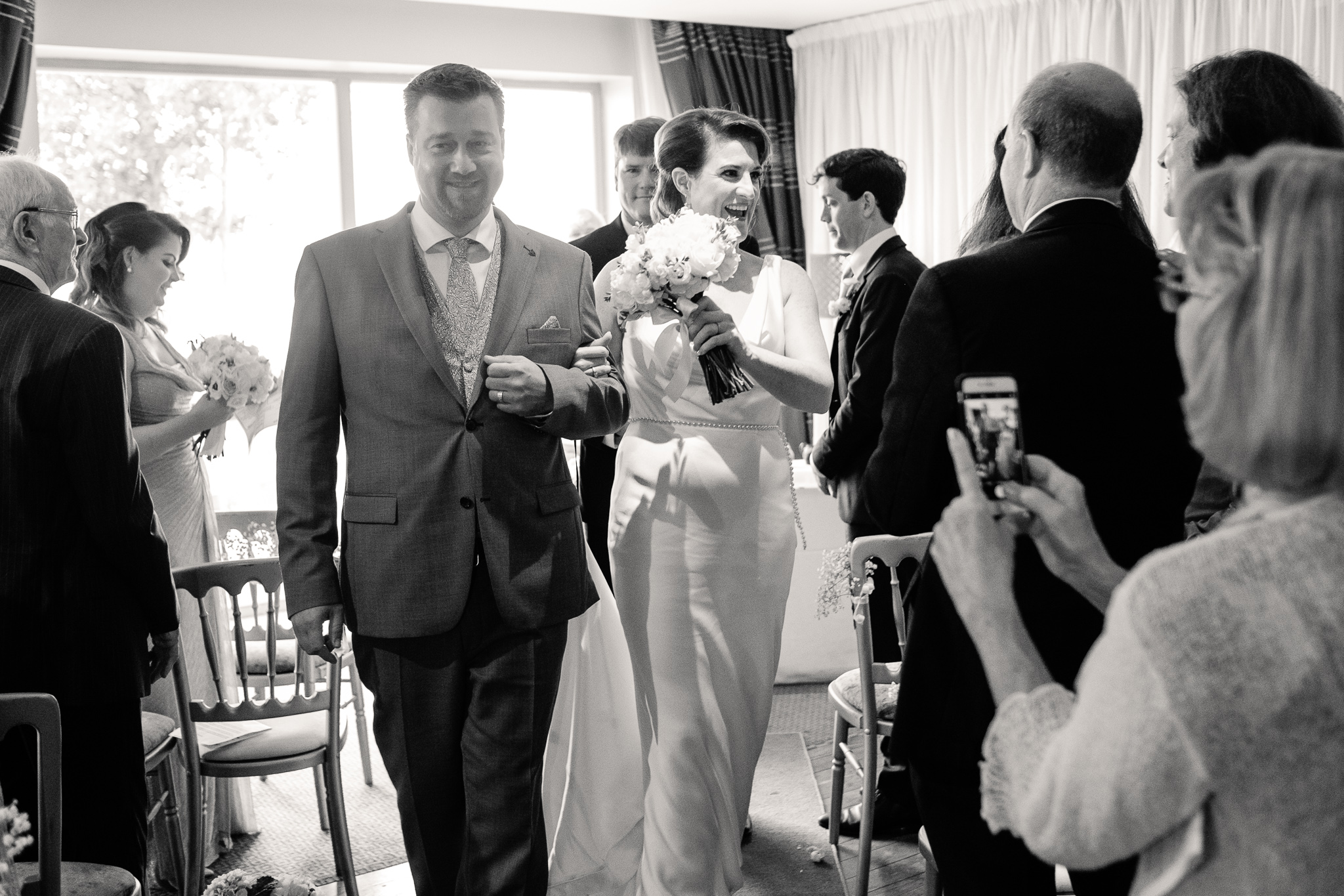 wineport lodge bride groom aisle