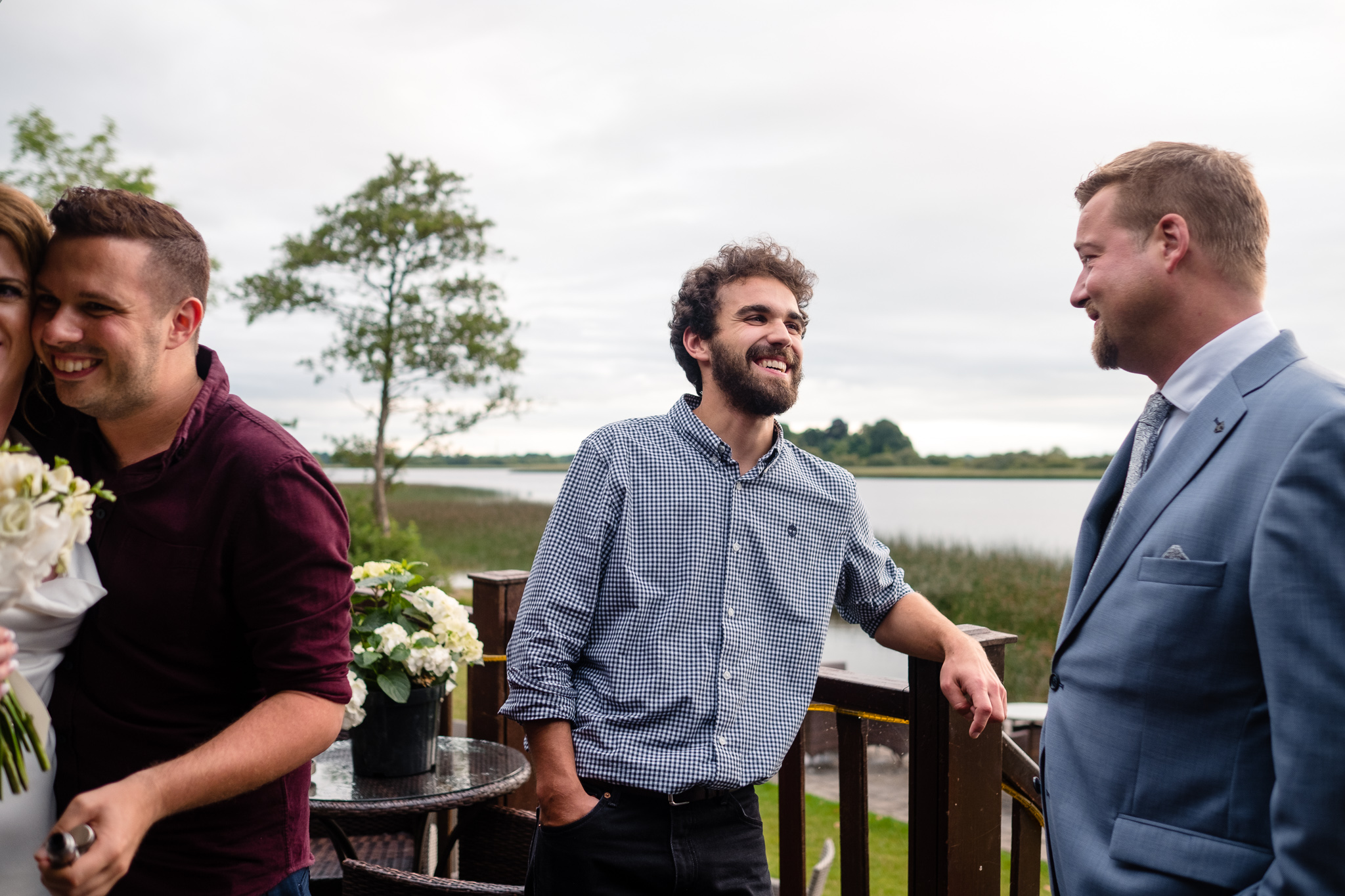 wineport lodge reception lake wedding groom