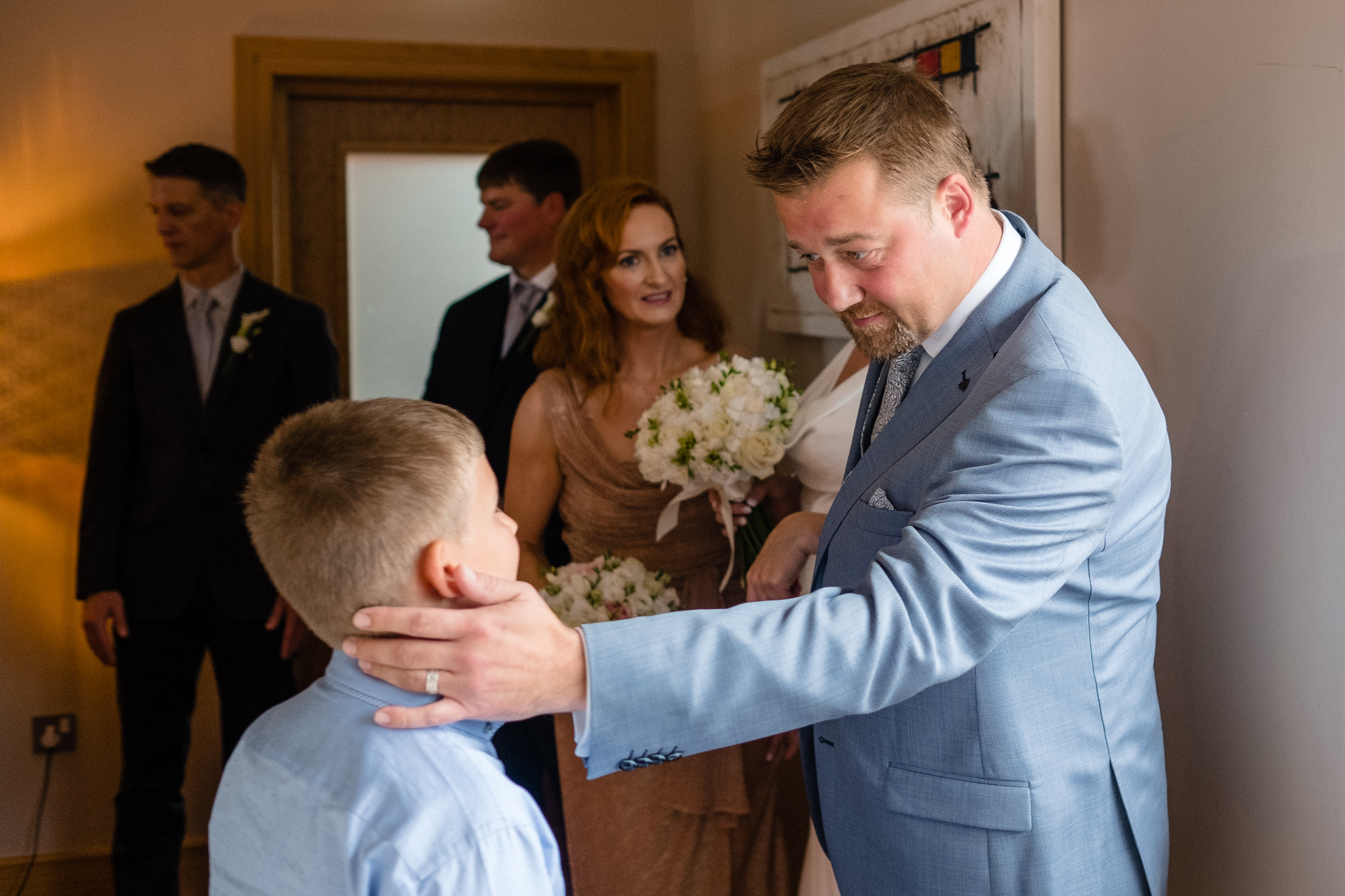 wineport lodge wedding groom son family