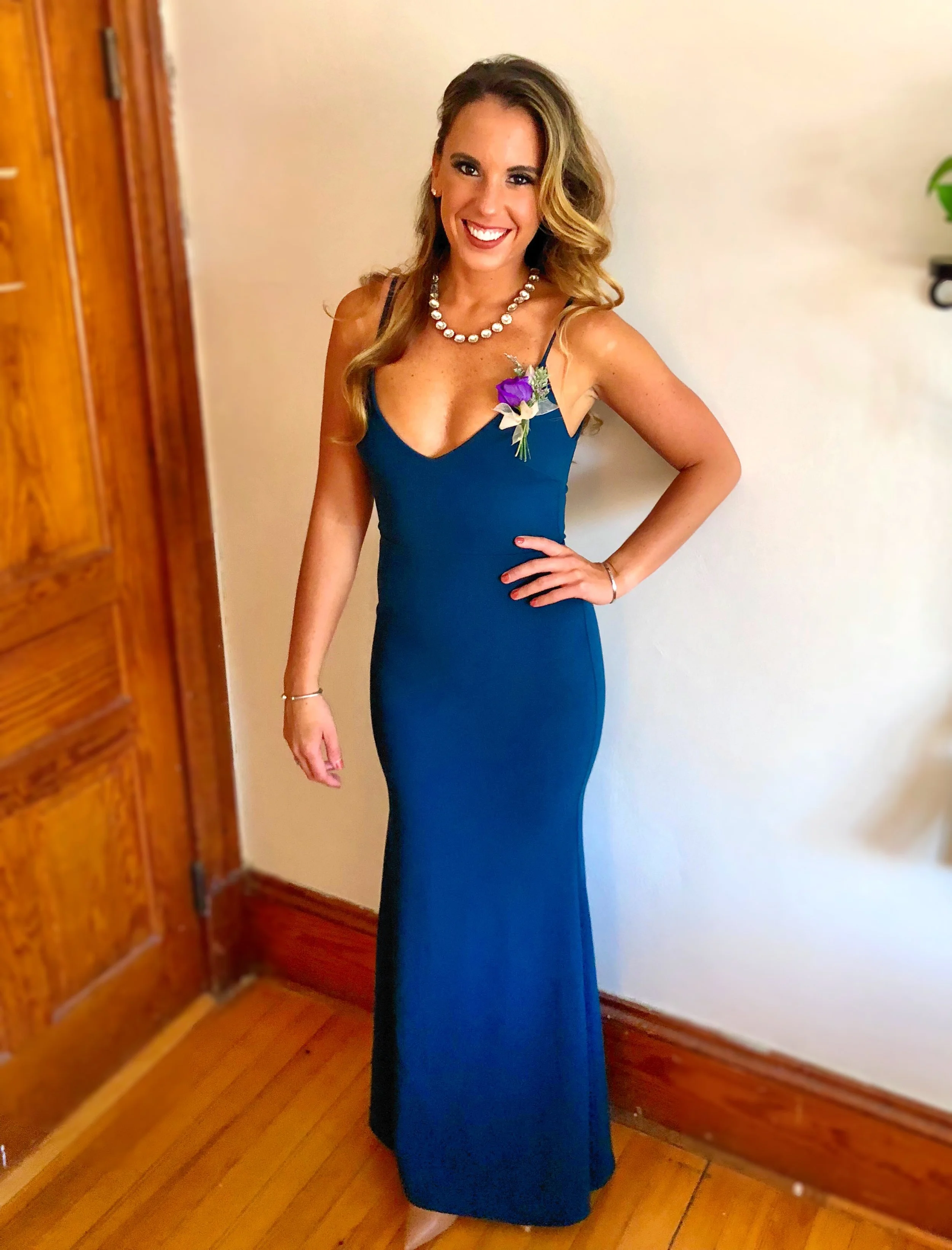 infinite glory black maxi dress