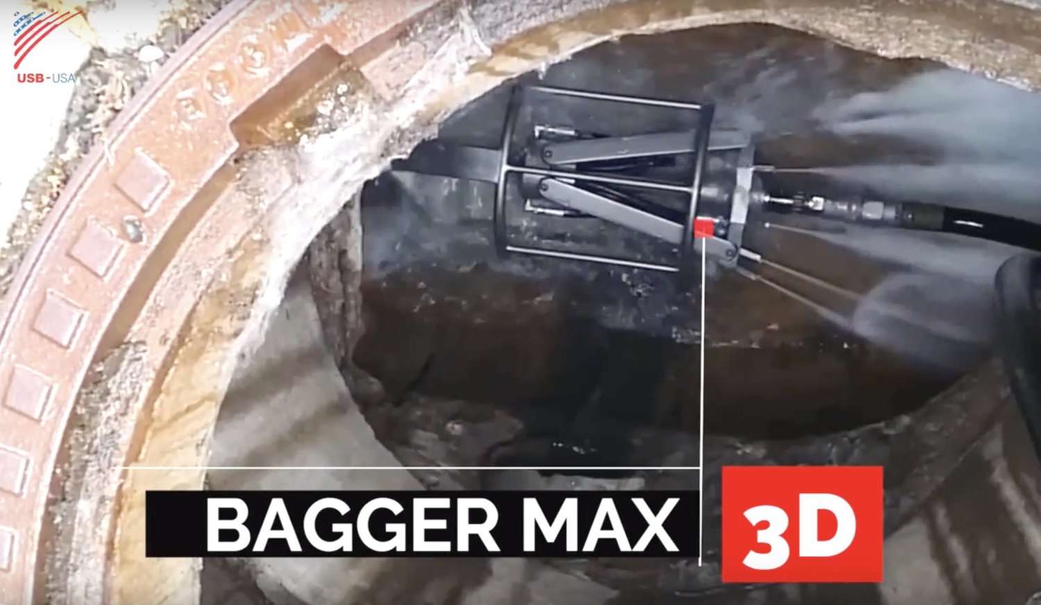Bagger Max 3D — USB-USA - Expert Grade Sewer Equipment