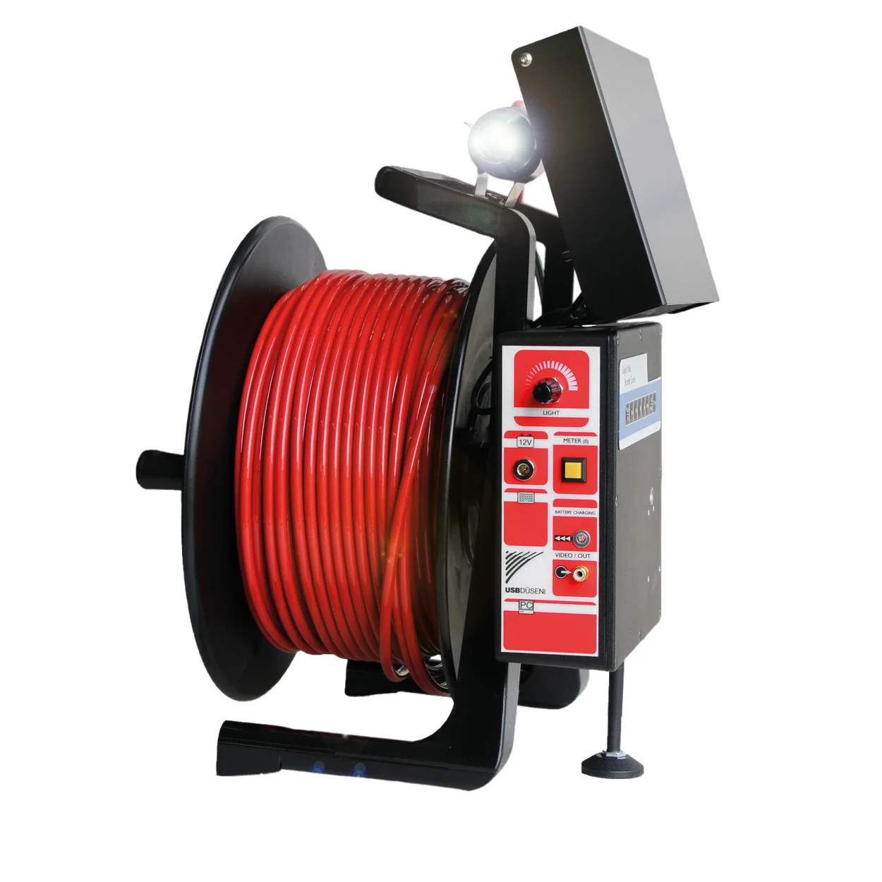sewer line camera small and large pipes self contained system LCD screen HD camera