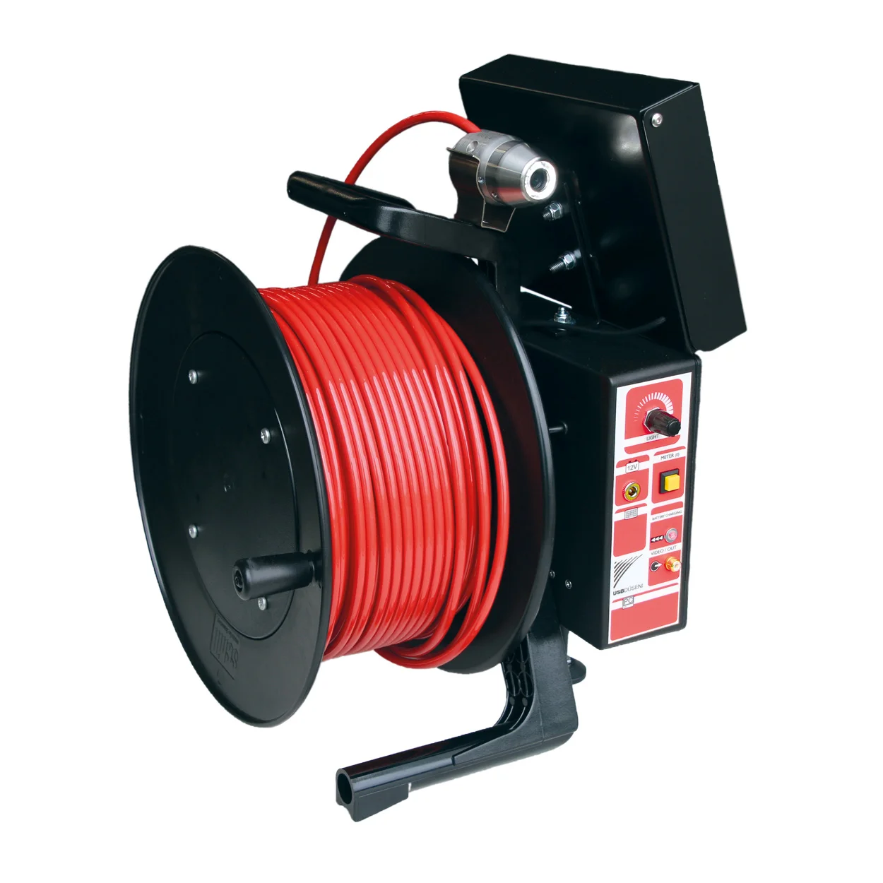 sewer line camera small and large pipes self contained system LCD screen HD camera