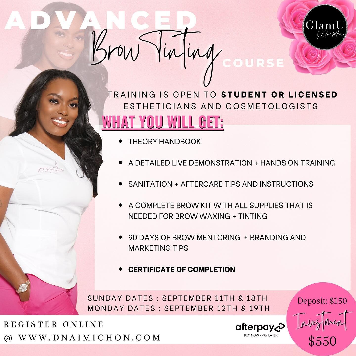 BEAUTY PROFESSIONALS 

Are you ready to grow your service menu? Are you looking to add something new to your skills list? 

Have you trained before but want to learn a new technique ? 

Brow Tinting has become a popular beauty service over the years!