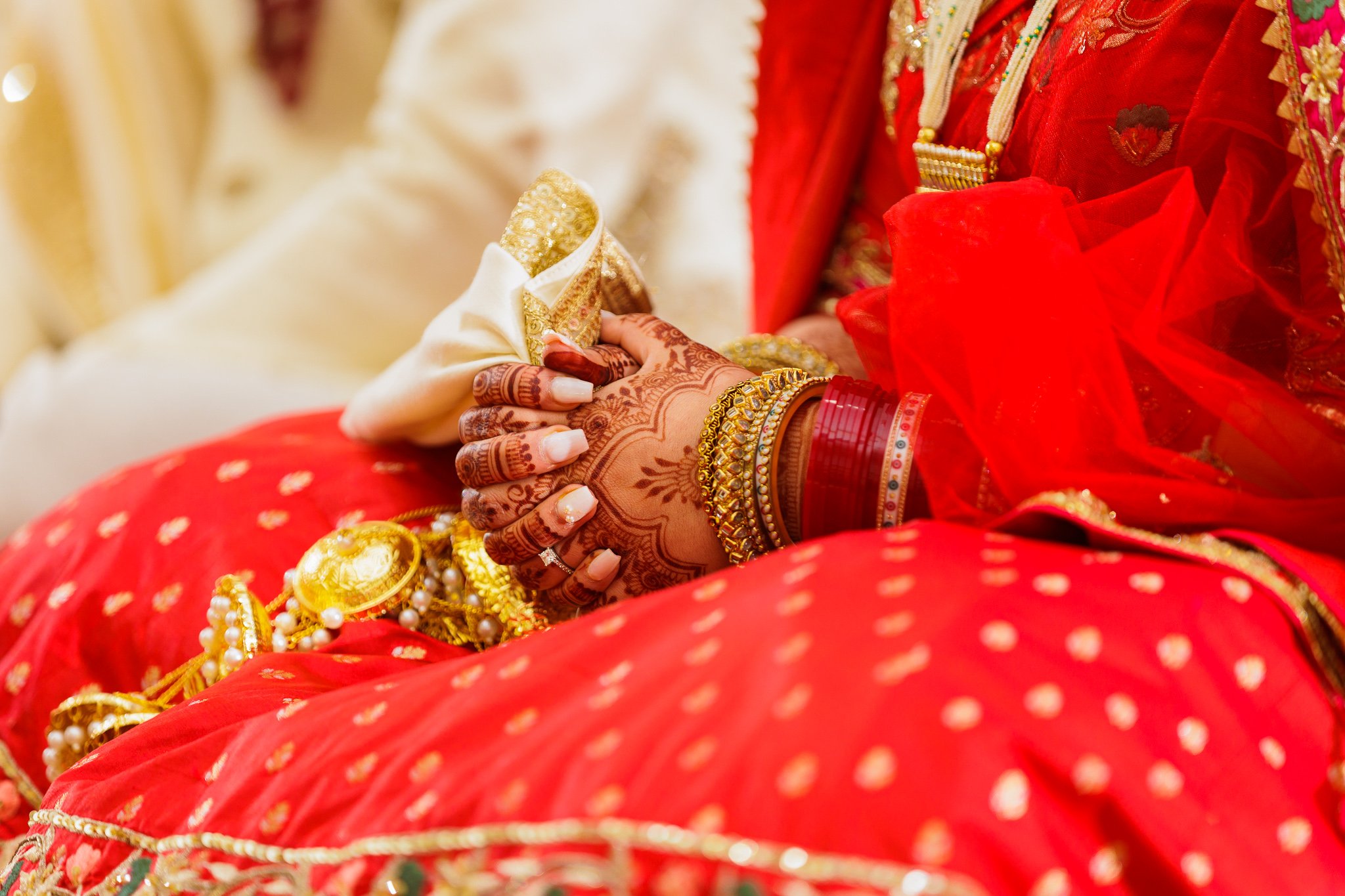 Sikh bride at Bridgewater Gurudwara