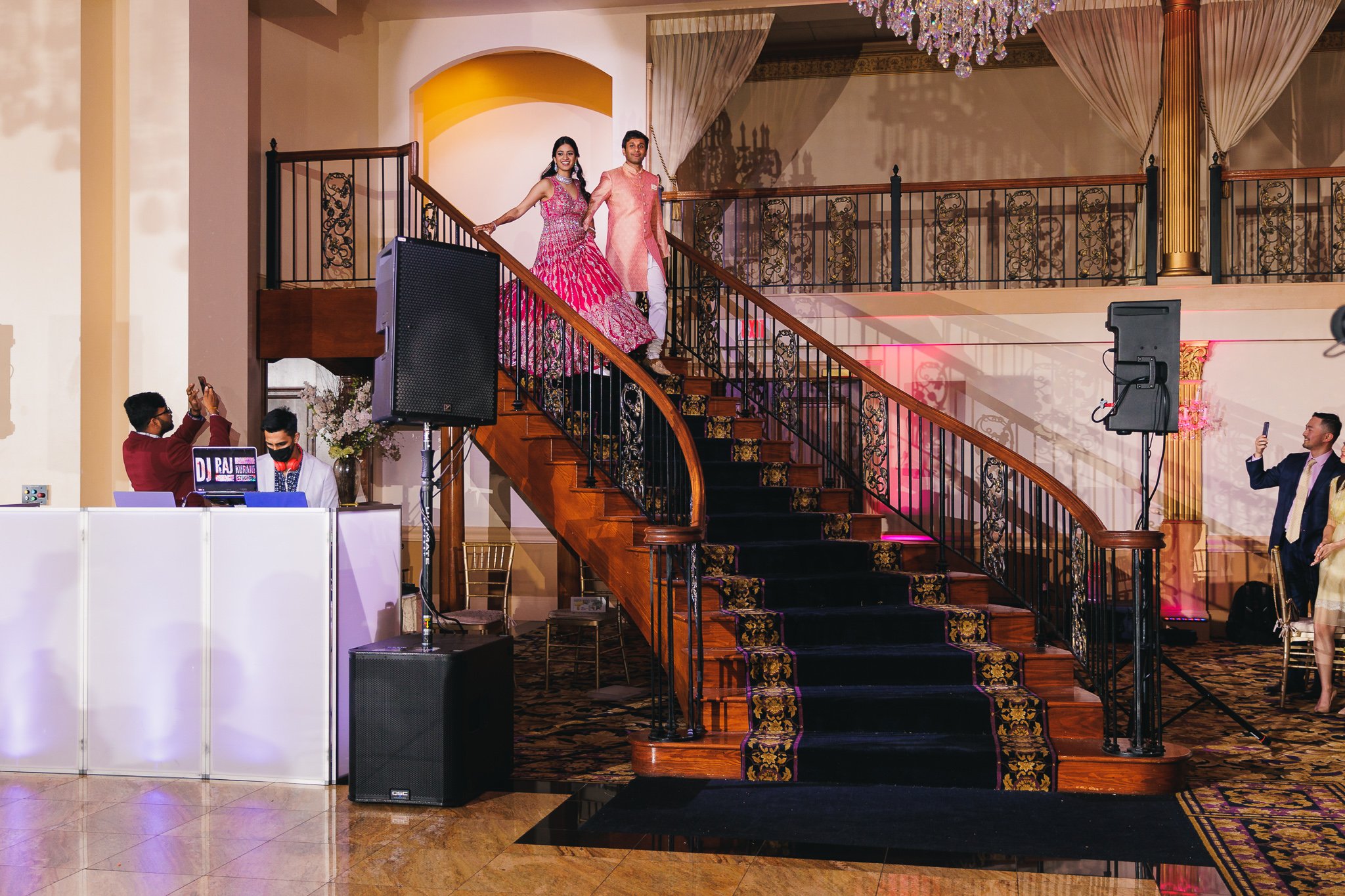 Reception photography by Indian wedding photographer in New Jersey