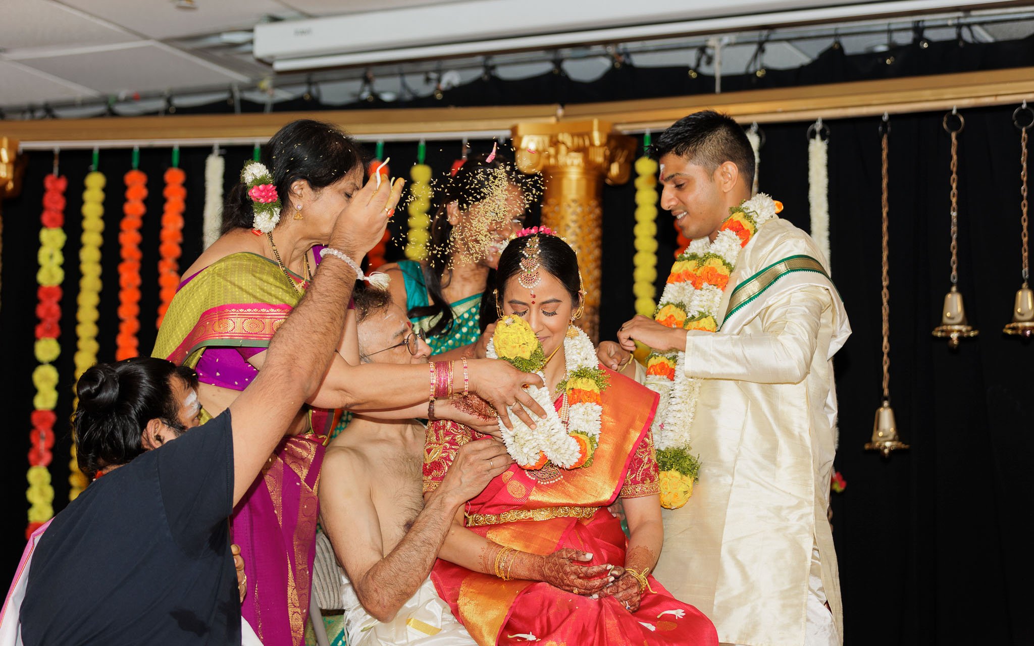 Telugu wedding ceremony in progress