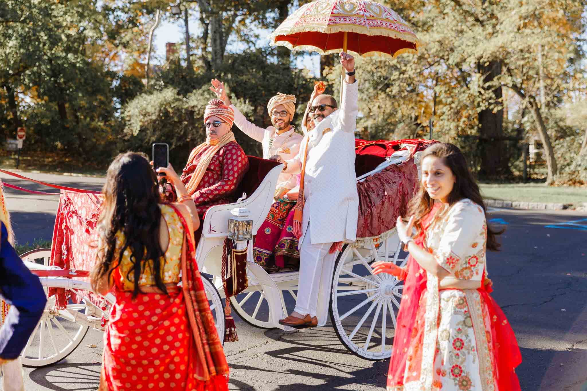  groom in the carriage photo