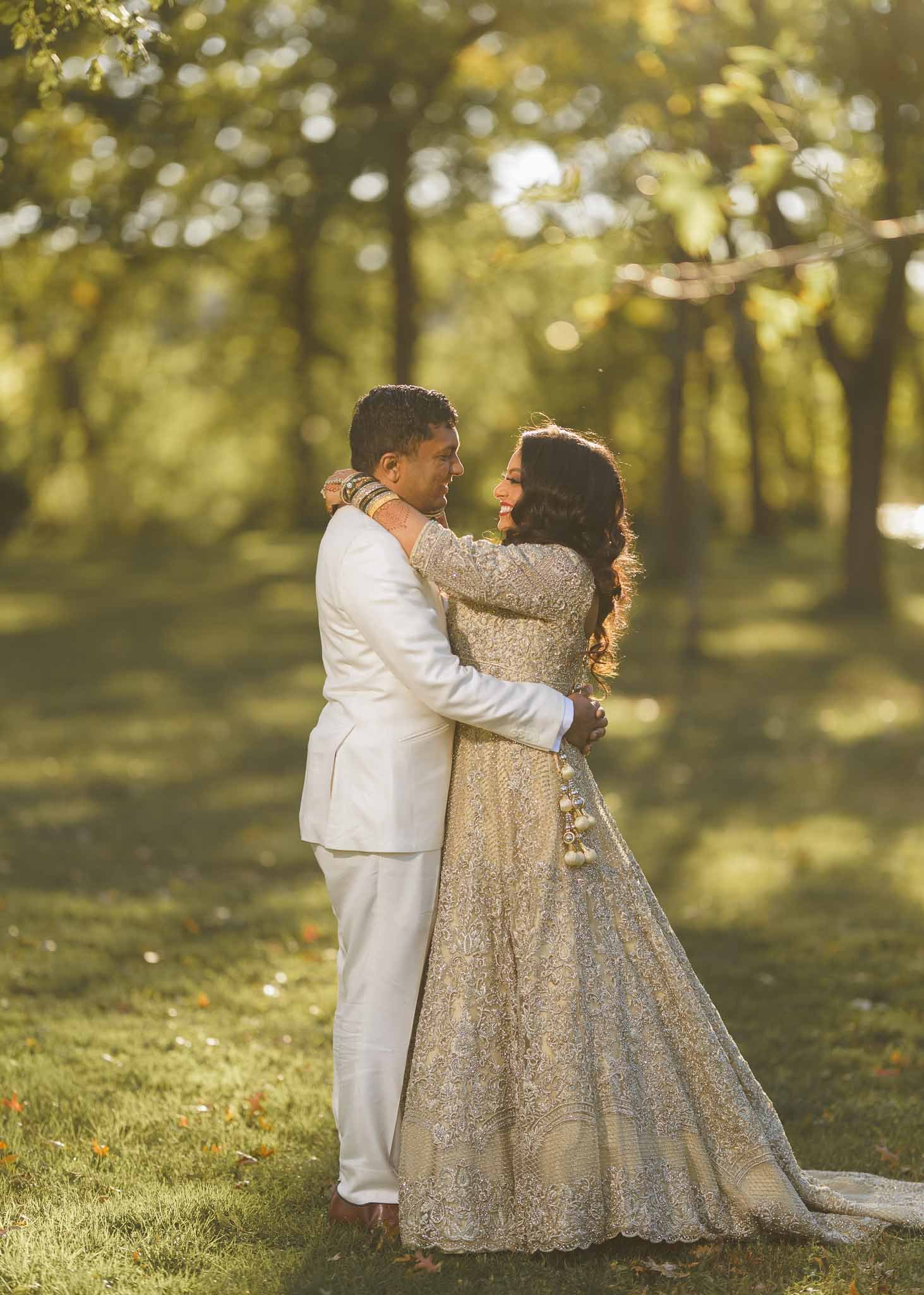 wedding couple portrait