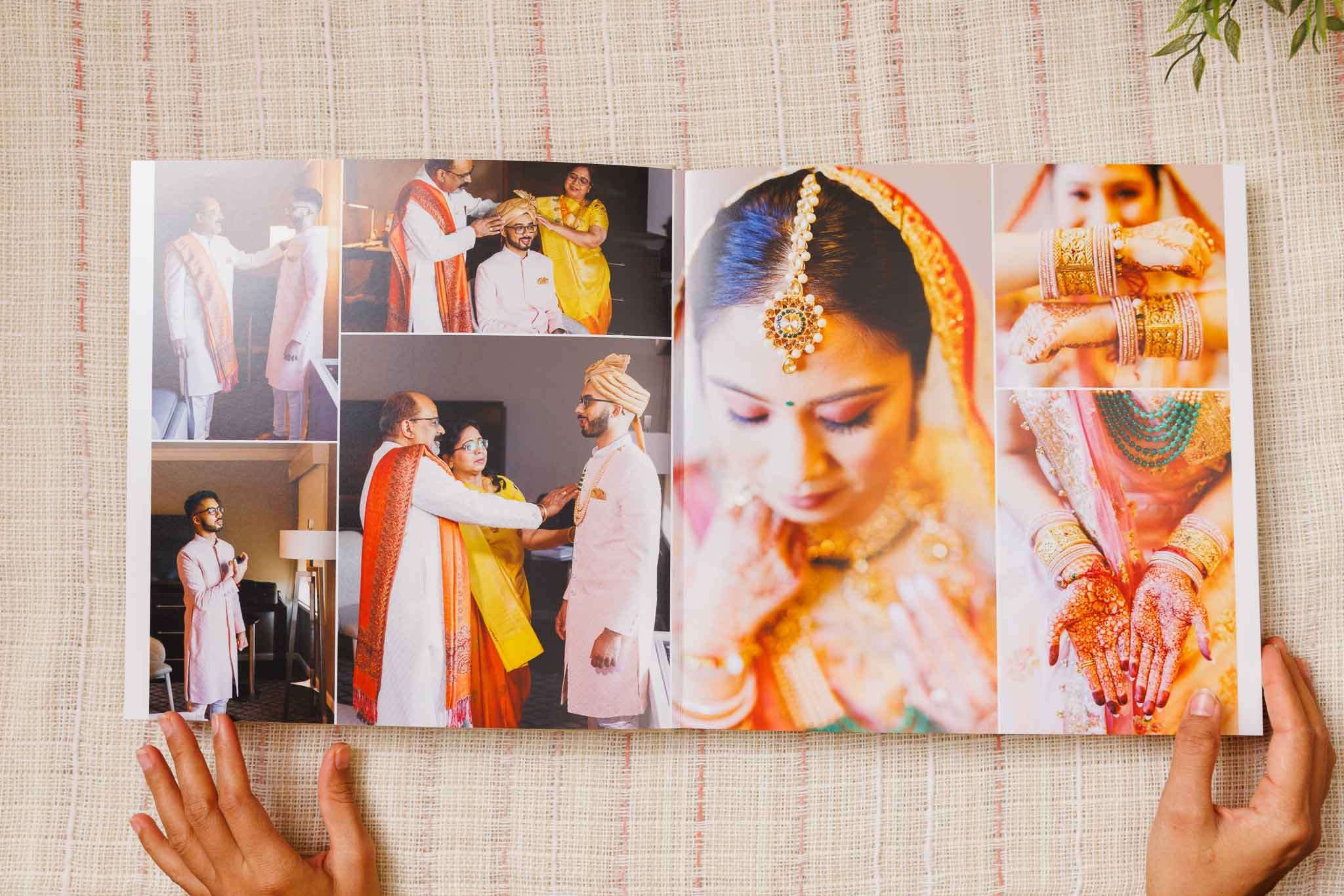 Customized Indian Wedding Album Delivered to Your Doorstep — Happy