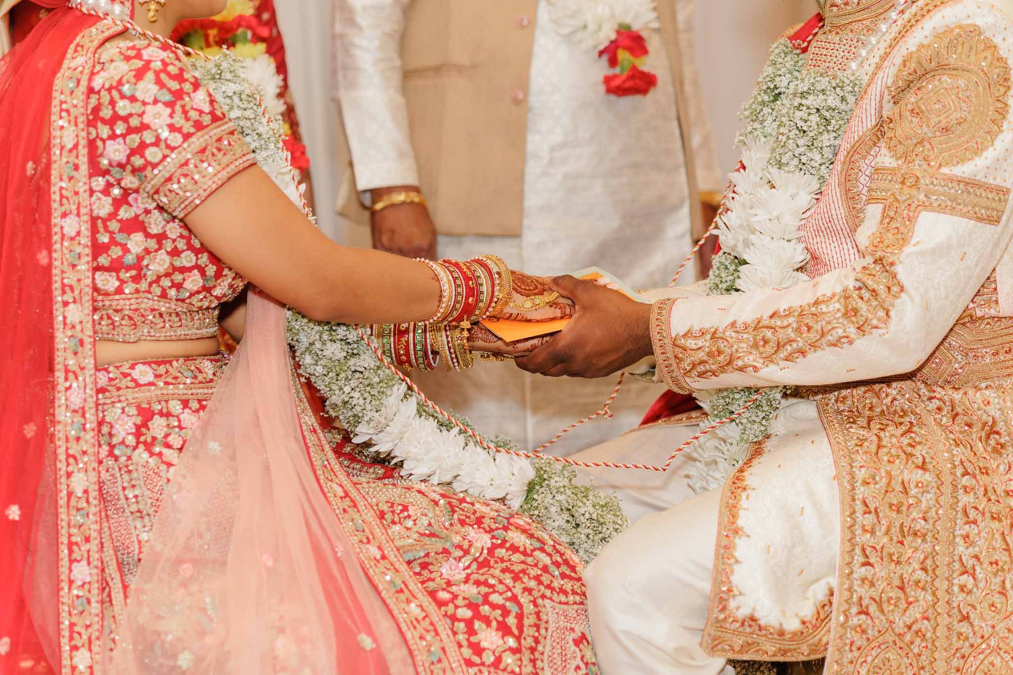 Indian wedding puja closeup image