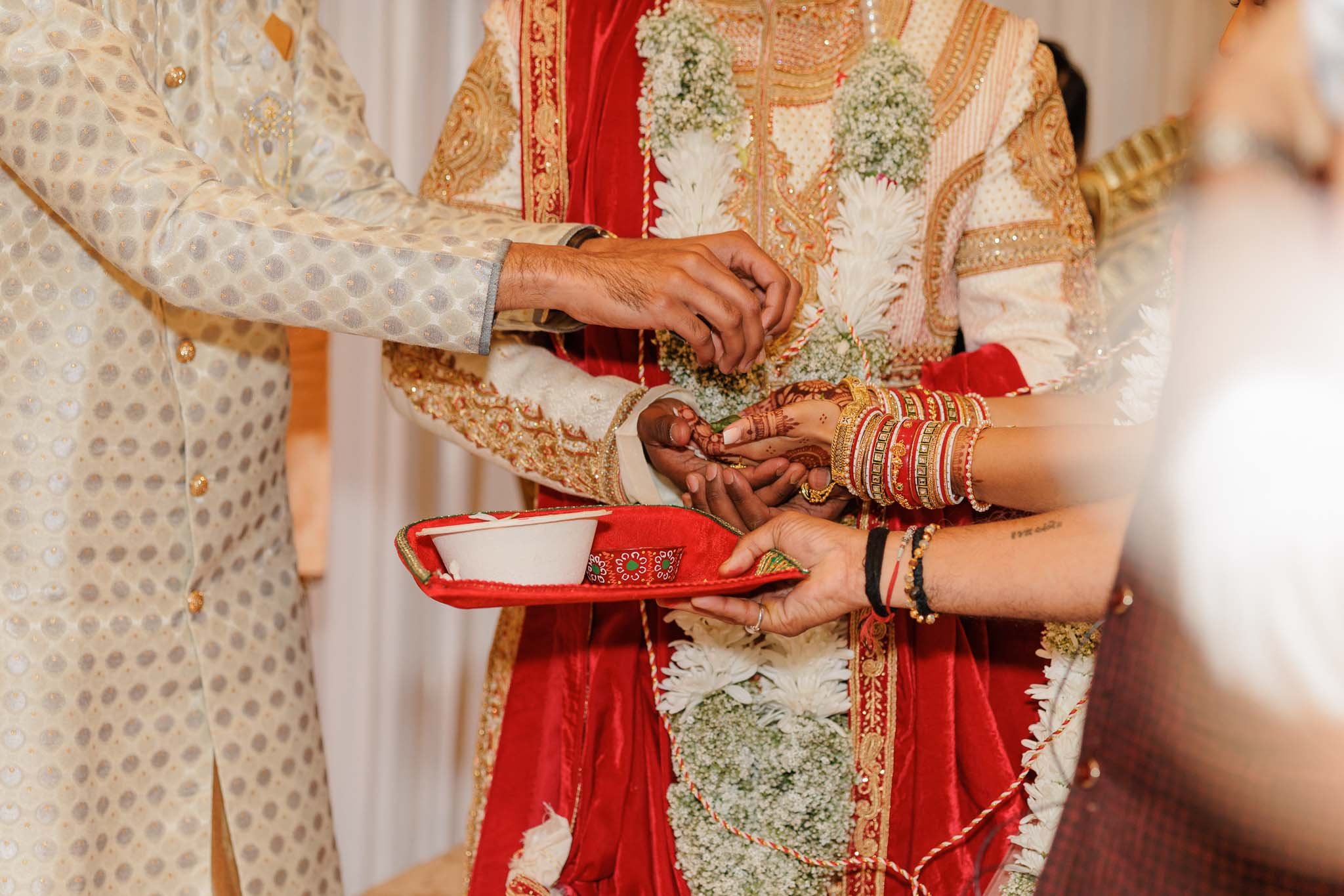 gift exchange during Indian wedding
