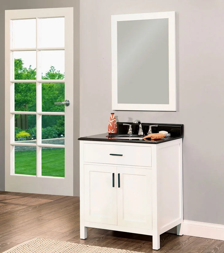 Arezzo Bathroom Vanity Set, Silky White 30" $950.00