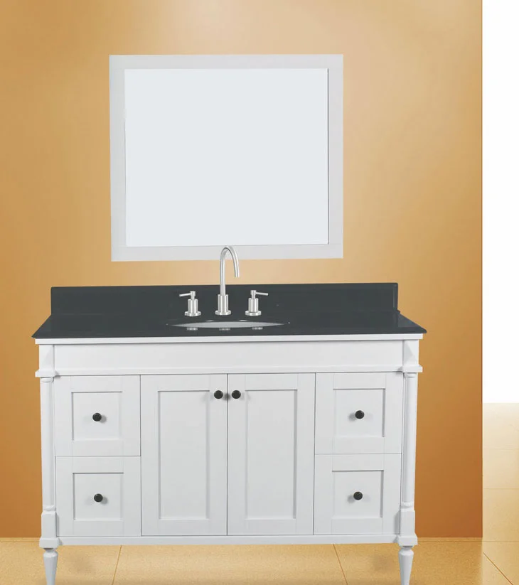 Barcelona Bathroom Vanity Set, Silky White 48" $1250.00