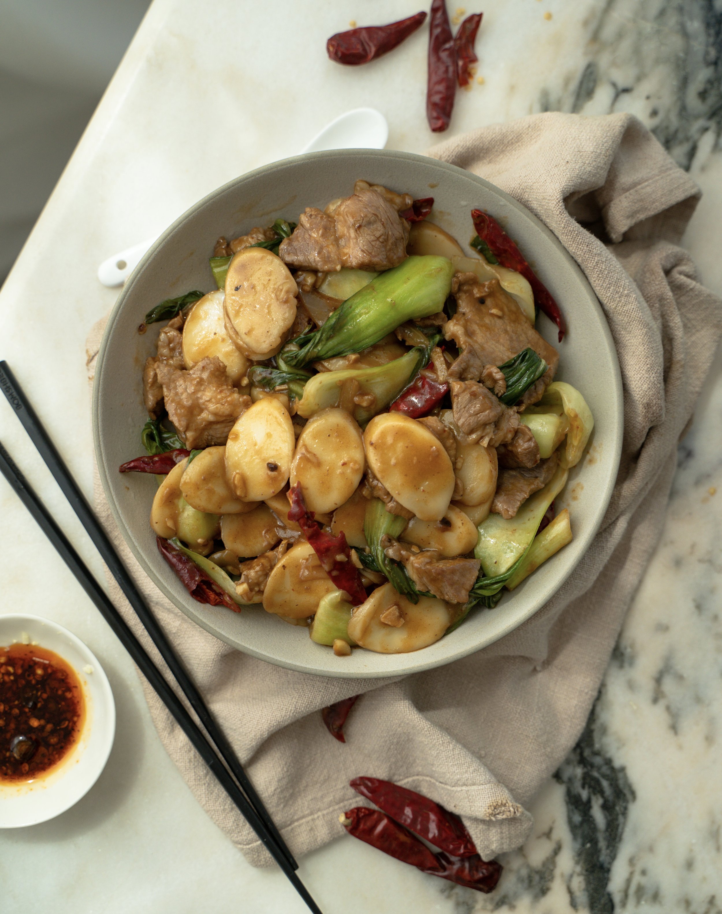 Chao Nian Gao (Stir-Fried Rice Cakes) | Recipe — Nom Life
