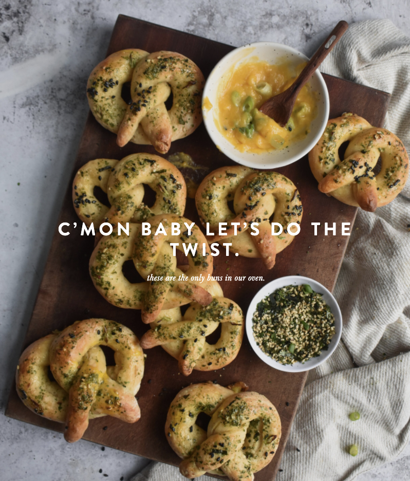 Furikake Pretzel Buns  | Recipe 
