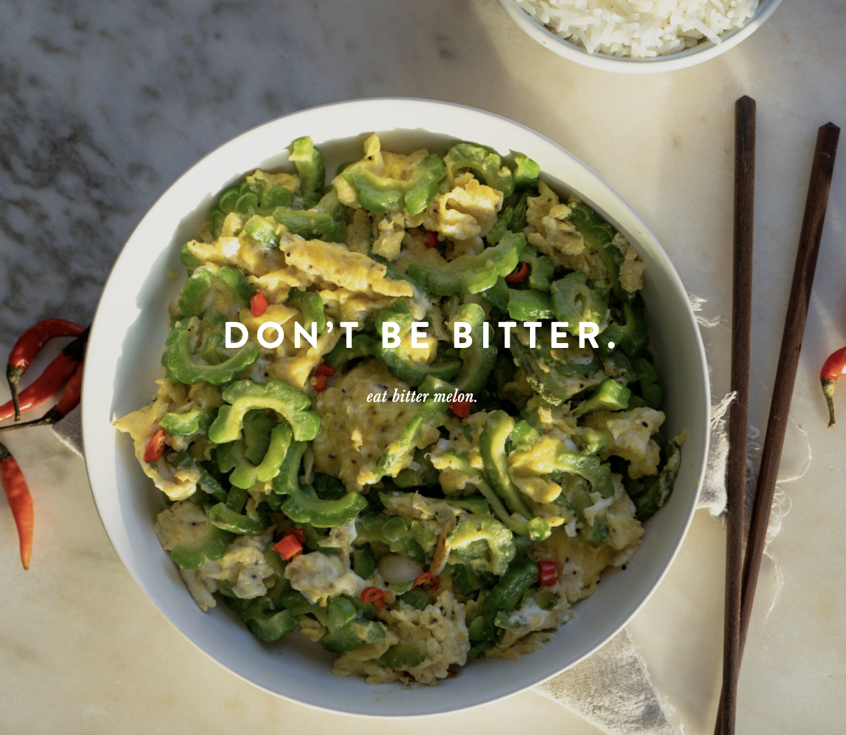 Stir-Fried Bittermelon + Eggs | Recipe 