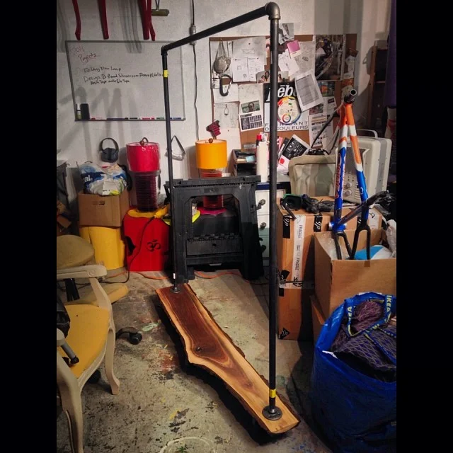 Walnut Clothing Rack
