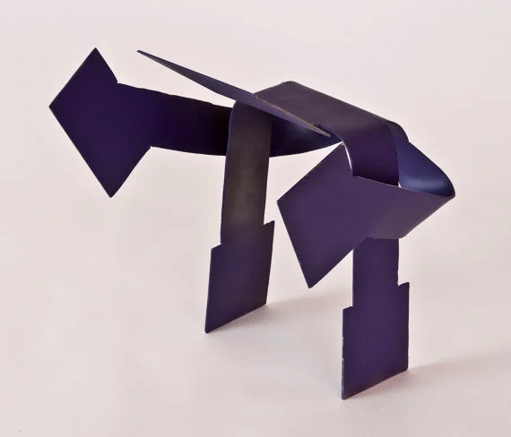 Tittibhasana/Firefly Pose Metal Yoga Sculpture