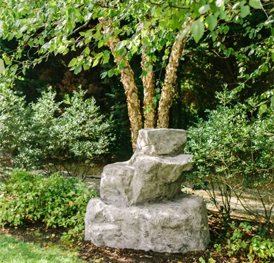 Horseshoe Bend Dimension: (54” x 60” x 54”) Age Group: 5 to 12 Weight: 225 lbs. Color: Slate Grey, Earth Brown and Coastal. This multi tiered configuration allows users to be challenge while moving from level to level. The front face allows for an easier ‘terraced’ climb while the back being near vertical, provides a more challenging approach for the growing enthusiast.