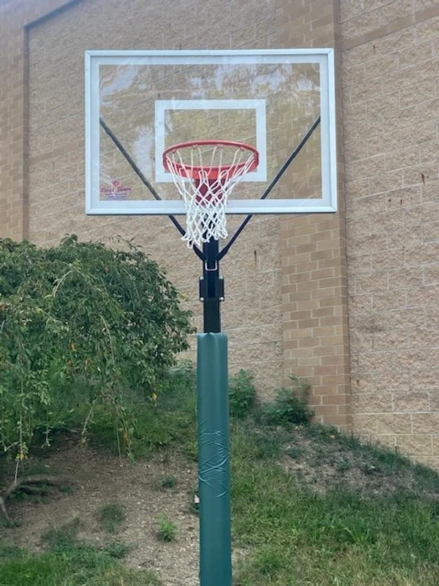 Mother of Sorrows Church Basketball Hoop